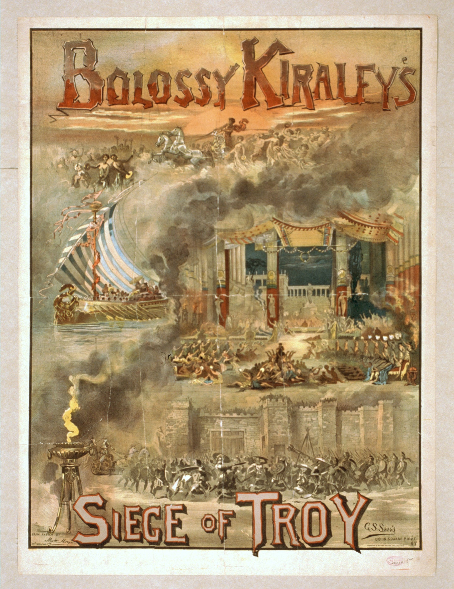 Bolossy Kiralfy's Siege of Troy 1887