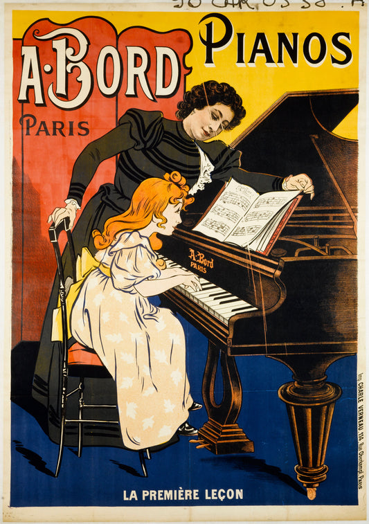 Pianos, abord 1899
