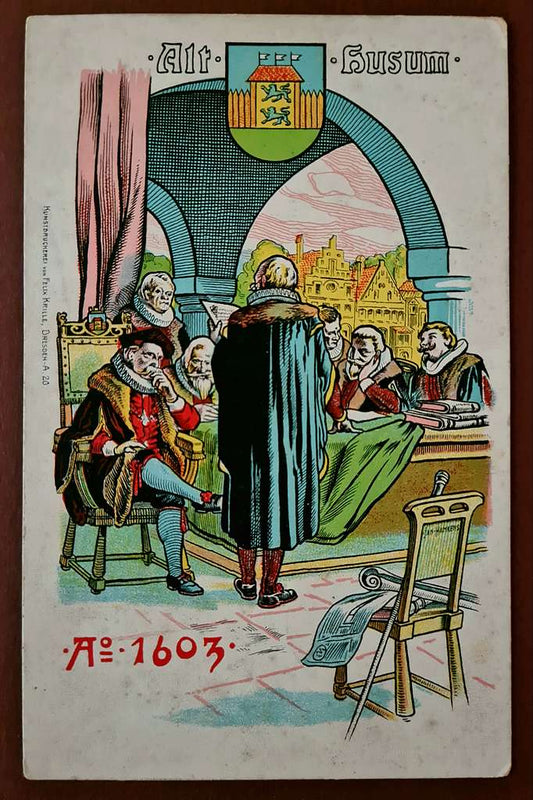 Postkarte von Jan Hamkens 1863