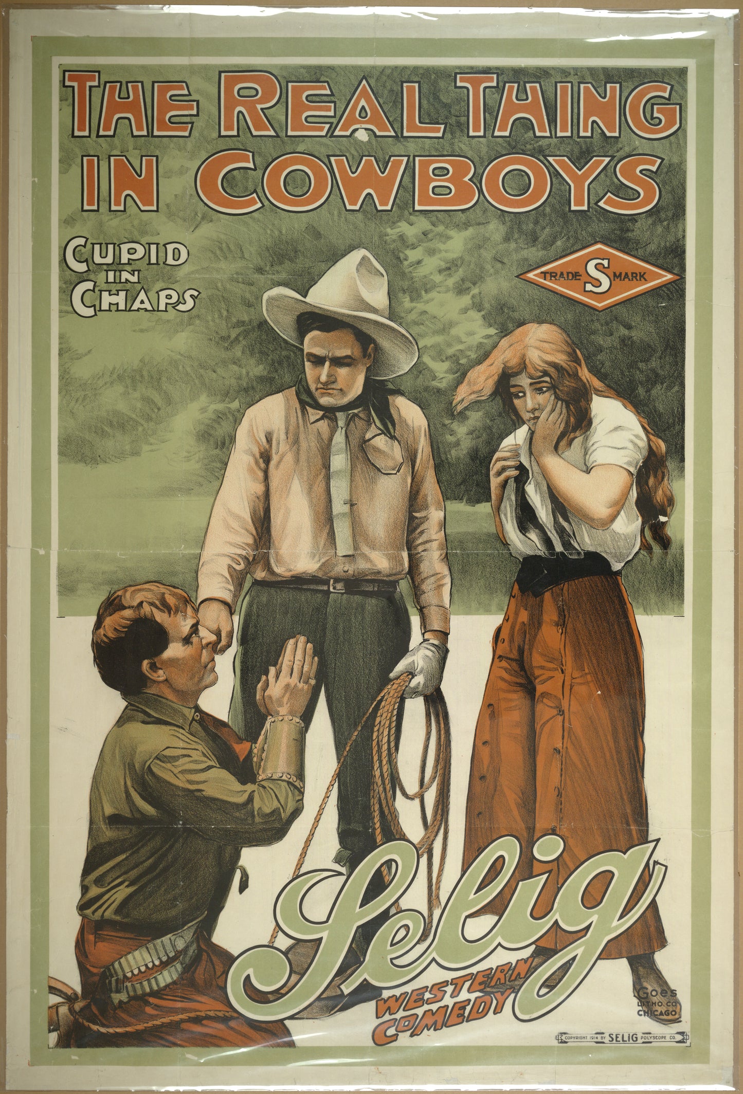 The Real thing in cowboys 1914