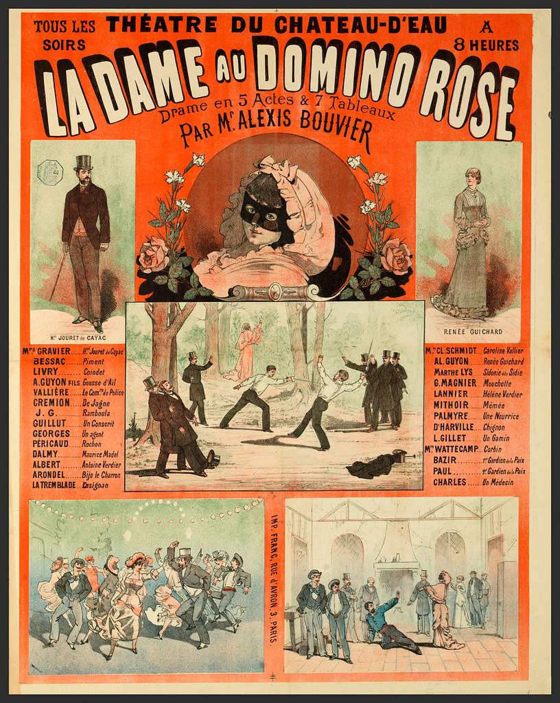 La Dame au Domino Rose 1882