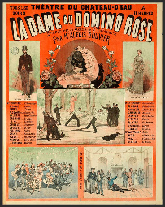 La Dame au Domino Rose 1882